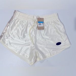 White Nike shorts